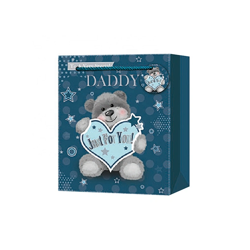 Factory latest Birthday gift bag competitive price Bear Gift Box paper Packaging