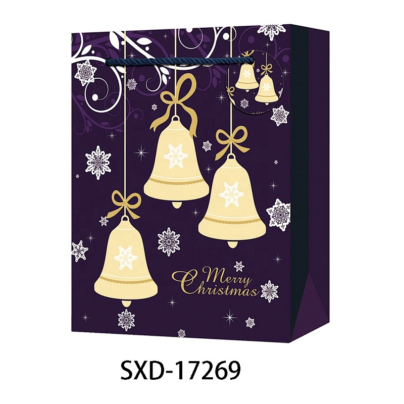 Paper Bag Christmas Shopping paper Gift Bags Logo Gift Packaging Bag Various Christmas