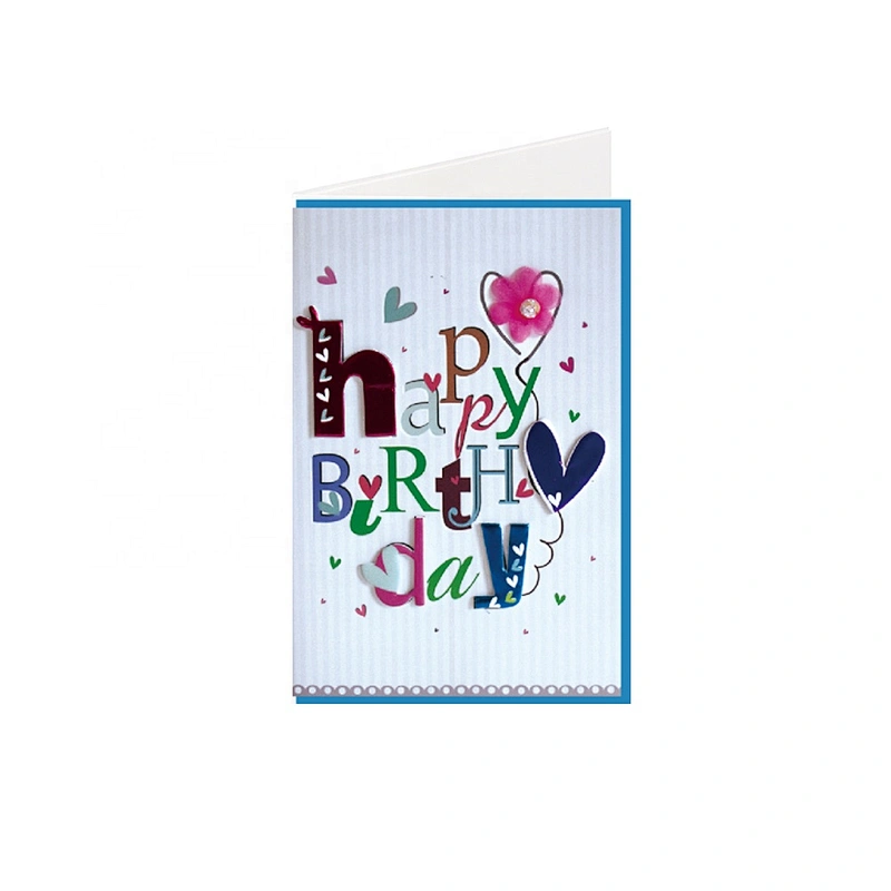 Myway Greeting Card Printing Customized Blank Handmade Tamil Love Greeting Card Cartoon Gift Custom Letters Europe Craft Toxic