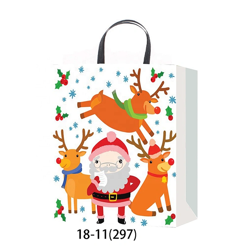 Latest china new model Recyclable packaging Bag Good style Various Christmas gift bag Packaging