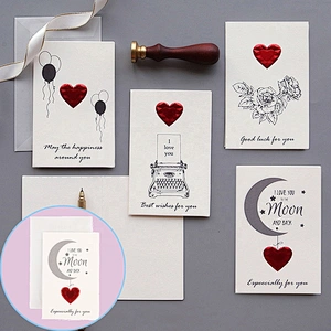 Thankyou Greeting Cards Gift Printing Flowers Glitter Hot Europe Time Pattern Pcs THANKSGIVING Foil Stamp Feature Eco