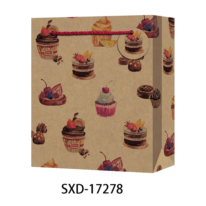 Customize Design Brown Cowhide gift packaging Bag Newest sale Recyclable Packaging