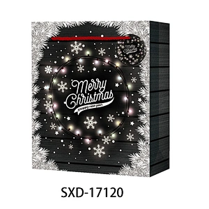 Wholesale custom trendy gift Santa Claus Bag fine quality Various Christmas gift bag Packaging