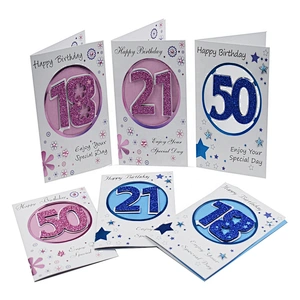 Birthdays Cards Factory Custom Bulk Business Collectible OEM Customized Art Technics Logo Item Paper Die Color Design Printing