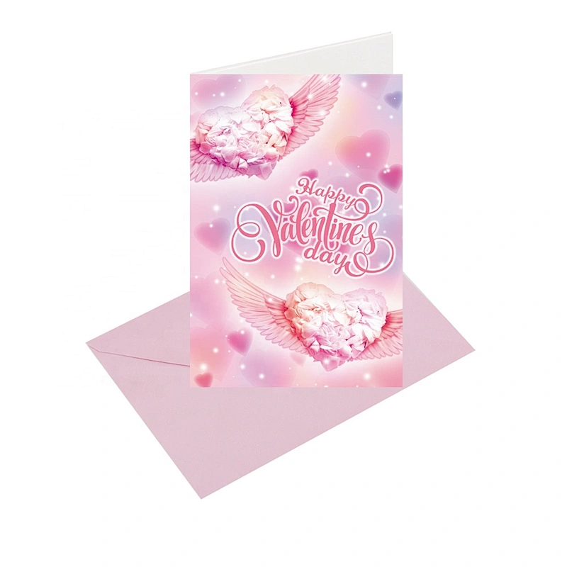 Myway Greeting Card Printing Customized Blank Handmade Tamil Love Greeting Card Cartoon Gift Custom Letters Europe Craft Toxic