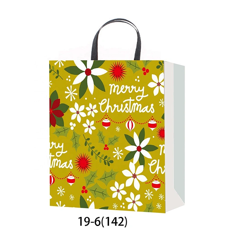 New selling superior quality Offset printing packaging Bag Good style Various Christmas gift bag Packaging