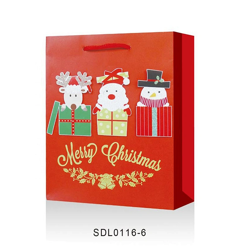Factory supplier gift packaging Bag Best selling Various snowman patterns Packaging