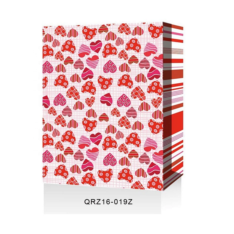 Newest sale Valentine's Day gift bag unique design heart pattern Packaging