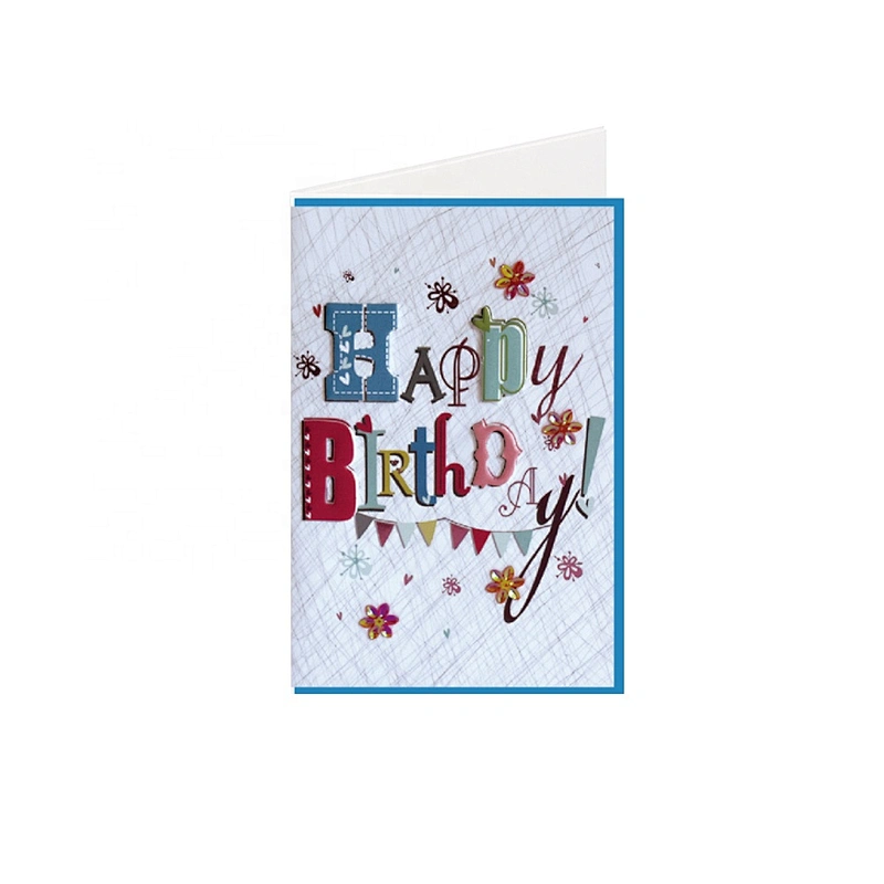 Myway Greeting Card Printing Customized Blank Handmade Tamil Love Greeting Card Cartoon Gift Custom Letters Europe Craft Toxic