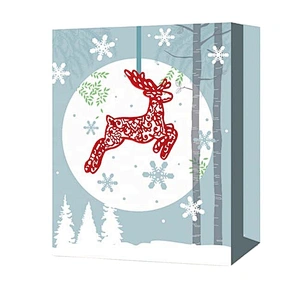 Christmas paper Gift Bags With Logo Popular Gift Packaging Bag Various Christmas Gift Bag Packaging
