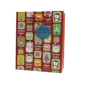 Hot Designs Paper Bag Gift Bag and Packaging Bag Handbag Custom Cotton Customized Ribbon Art Log
