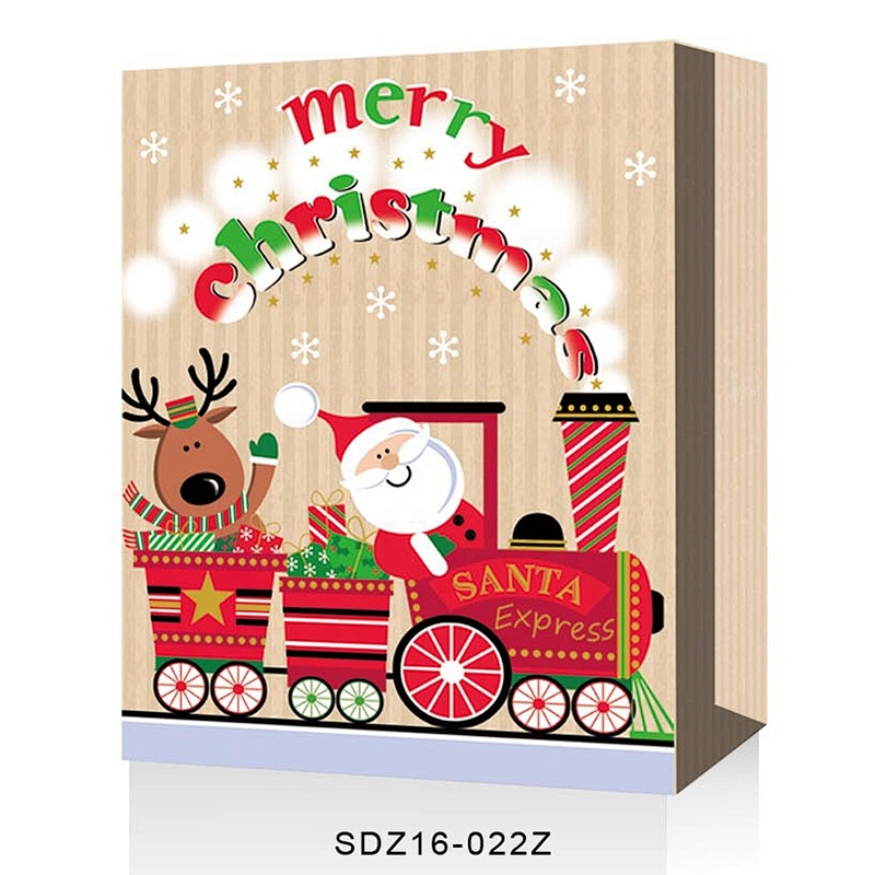 Wholesale custom trendy gift Santa Claus Bag fine quality Various Christmas gift bag Packaging