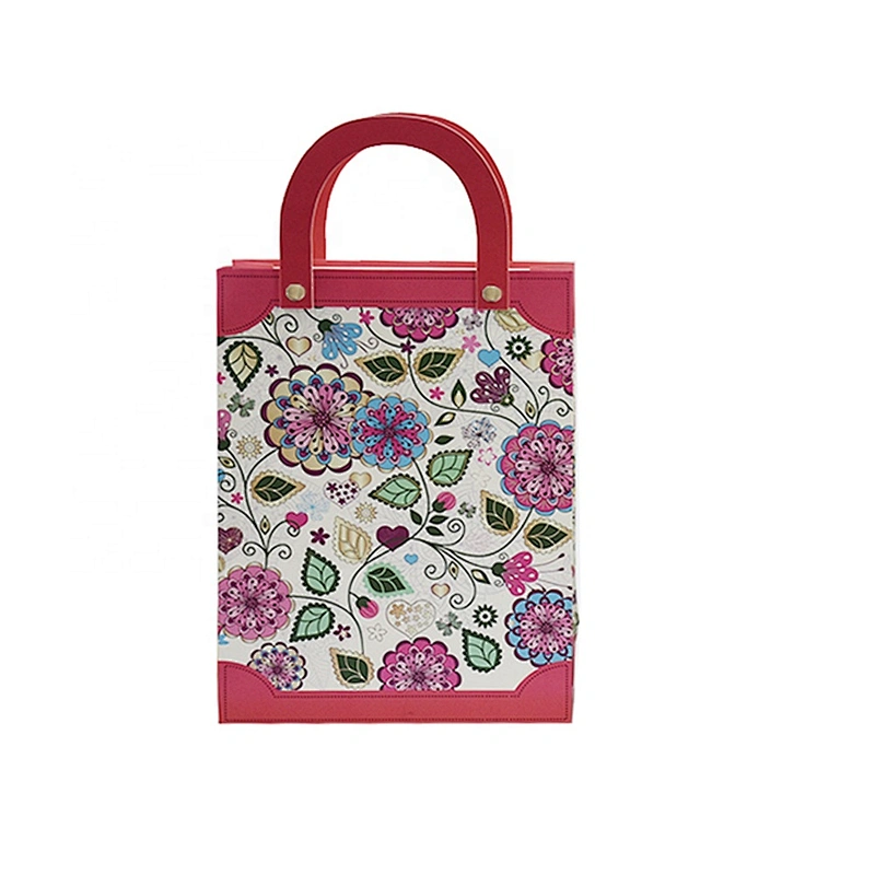 New professional Birthday gift bag Customized good quality Hand Length Handle paper Packaging