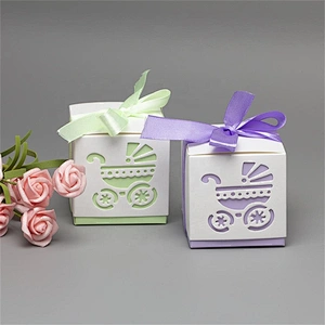 new design white box laser cutting windows for baby design