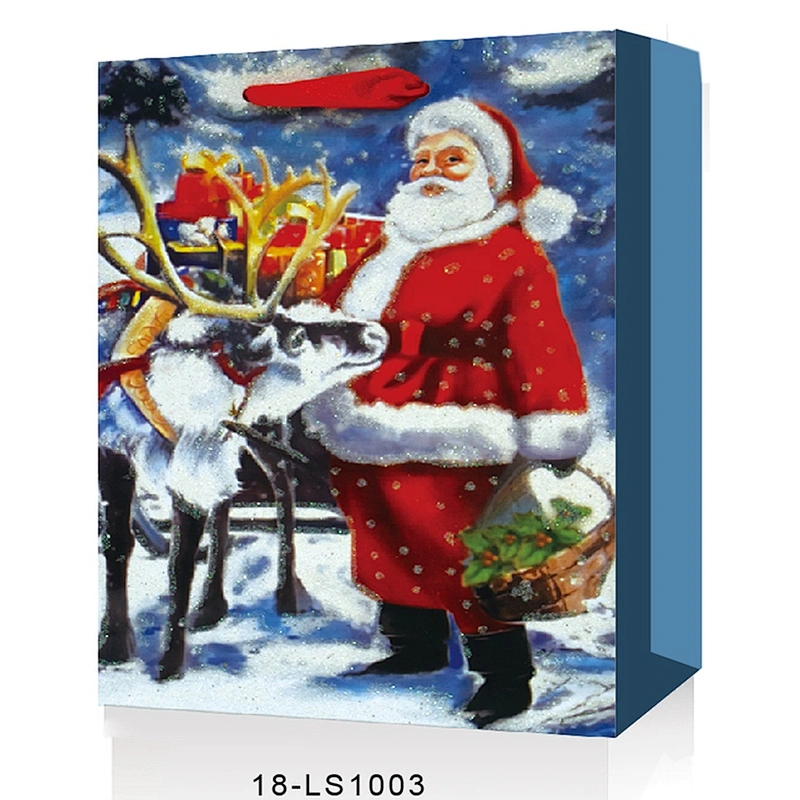 Top selling Christmas gift bag customized color Various Packaging
