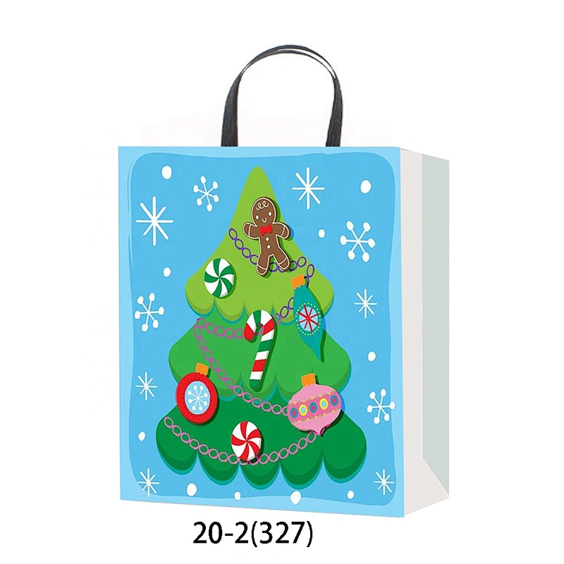 Best china low price gift Offset printing Bag fine quality Various Christmas gift bag Packaging