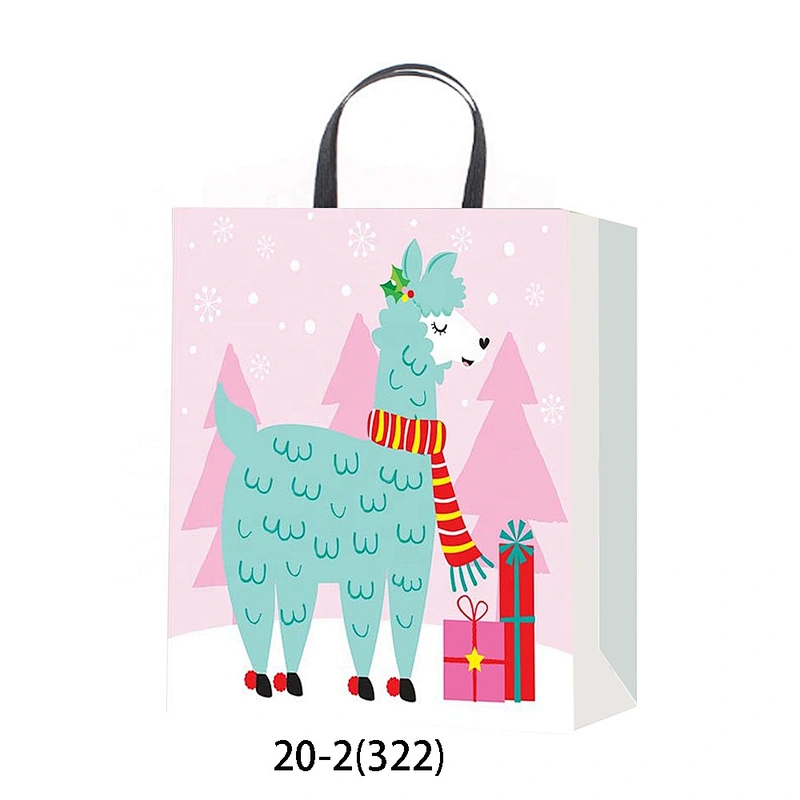 Best Selling High Quality Geometric Design Gift Bags with Flat Paper Handles  Handmade Customized