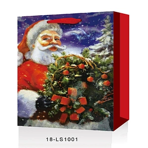 Top selling Christmas gift bag customized color Various Packaging