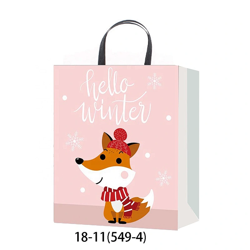 Custom oem china Recyclable packaging Bag Good style Various Christmas gift bag Packaging