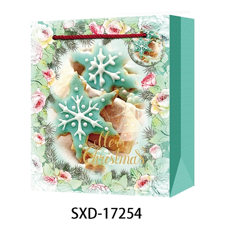 Paper Bag Christmas Shopping paper Gift Bags Logo Gift Packaging Bag Various Christmas