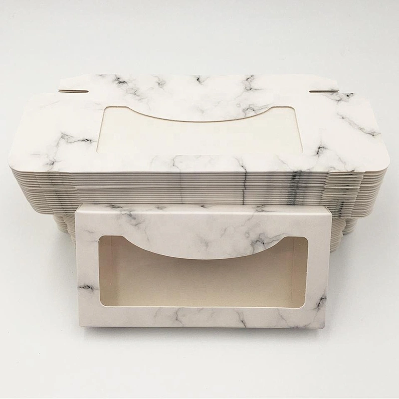 Hot sales clear window printing box for packing eyelash and other jewelry and gifts