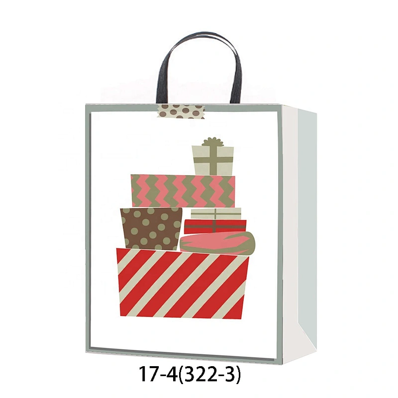 Best china low price Coated Paper Bag Factory new arrival Various Christmas gift bag Packaging