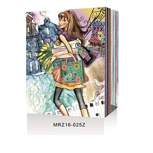 Top fashion character Exquisite gift bag custom print Recyclable Packaging