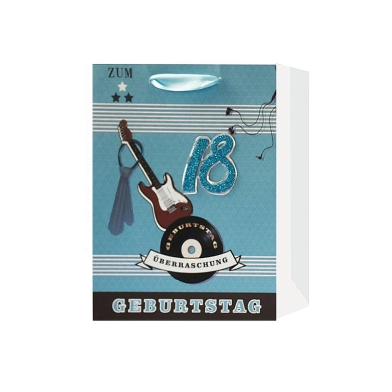 Promotional sale Birthday gift bag for children Customized good quality Kraft paper Packaging