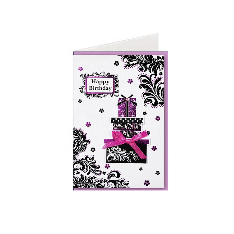 Myway Greeting Card Printing Customized Blank Handmade Tamil Love Greeting Card Cartoon Gift Custom Letters Europe Craft Toxic