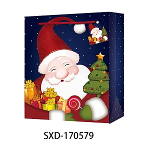 Wholesale best price newly style gift Offset printing Bag fine quality Various Christmas gift bag Packaging