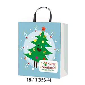 Professional china supplier Hand Length Handle Bag Good style Various Christmas gift bag Packaging