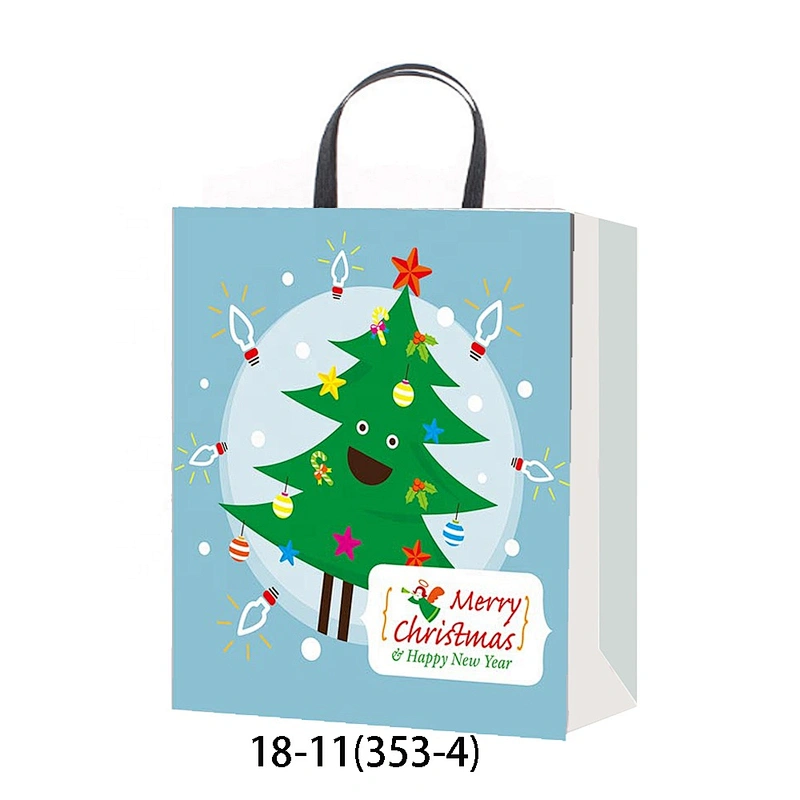 Professional china supplier Hand Length Handle Bag Good style Various Christmas gift bag Packaging