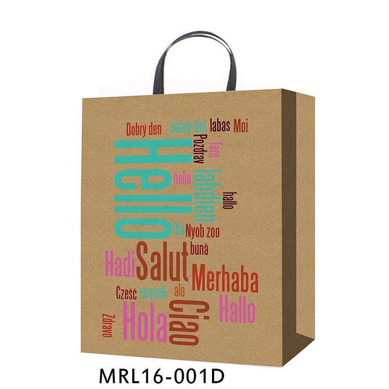 China factory Colorful gift bags Customized Size Recyclable Packaging