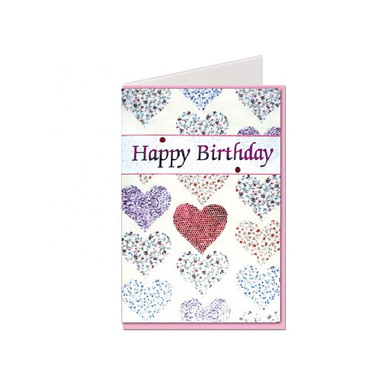 Myway Greeting Card Printing Customized Blank Handmade Tamil Love Greeting Card Cartoon Gift Custom Letters Europe Craft Toxic