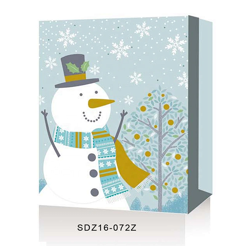 Shopping paper Gift Bags Christmas Packing With Logo Popular Gift Packaging Bag Various Christmas Gift Bag Packaging
