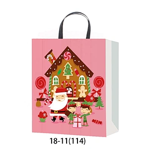 Latest china new model Hand Length Handle Bag Good style Various Christmas gift bag Packaging