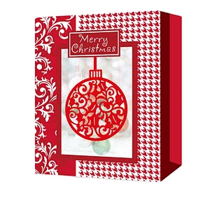 Christmas Packing Shopping paper Gift Bags With Logo Popular Gift Packaging Bag Various Christmas Gift Bag Packaging