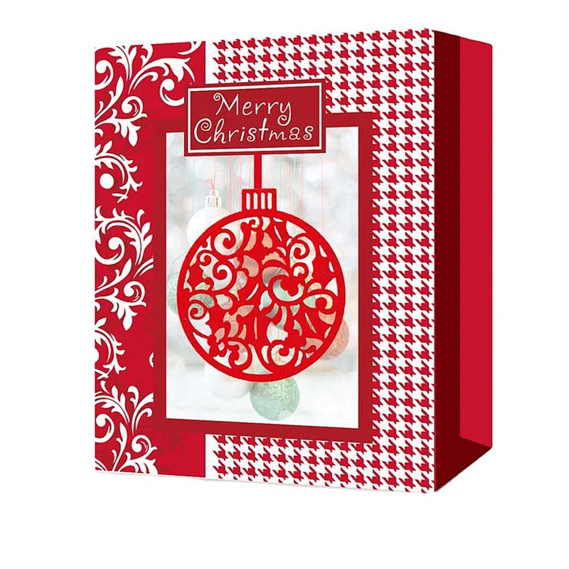Christmas Packing Shopping paper Gift Bags With Logo Popular Gift Packaging Bag Various Christmas Gift Bag Packaging