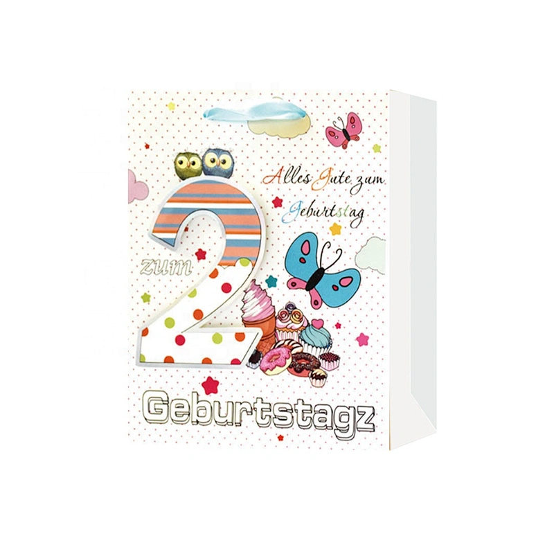 Best china low price Birthday gift bag Professional made Nice paper Packaging