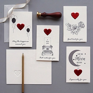 Thankyou Greeting Cards Gift Printing Flowers Glitter Hot Europe Time Pattern Pcs THANKSGIVING Foil Stamp Feature Eco