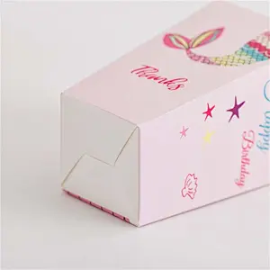 hot sales paper box mermaid design for packaging popcorn or other foods