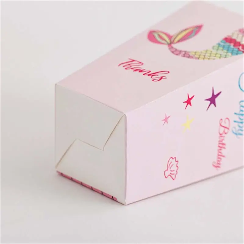 hot sales paper box mermaid design for packaging popcorn or other foods