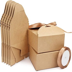 Hot sales foldable  paper boxes with kraft paper nature color for gifts packaging