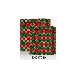 China manufacturer Birthday gift bag Latest product Red pattern paper Packaging