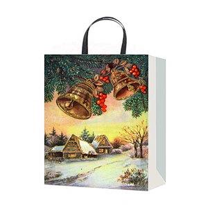 Best china low price Coated Paper Bag Factory new arrival Various Christmas gift bag Packaging
