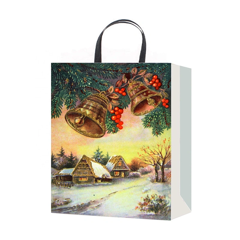 Best china low price Coated Paper Bag Factory new arrival Various Christmas gift bag Packaging