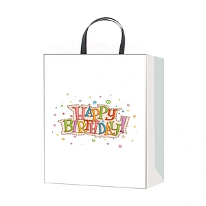 Promotional sale Birthday gift bag for children Customized good quality Kraft paper Packaging