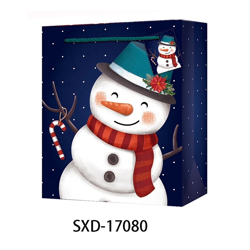 Wholesale best price newly style gift Offset printing Bag fine quality Various Christmas gift bag Packaging