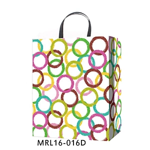 New professional Birthday gift bag Customized good quality Hand Length Handle paper Packaging