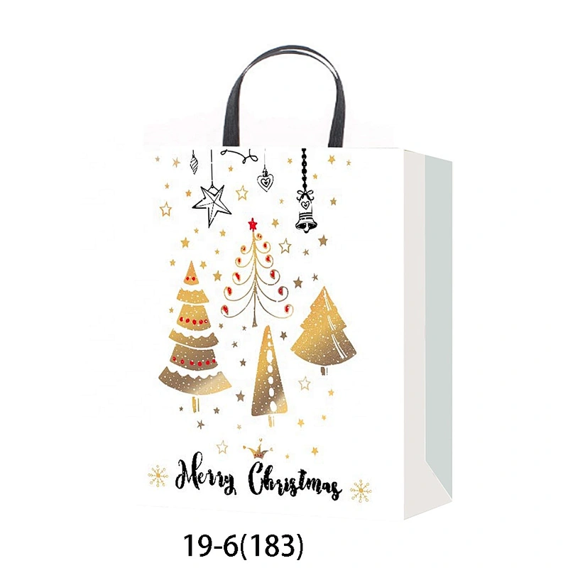 Best china low price White gift packaging Bag Good style Various Christmas gift bag Packaging